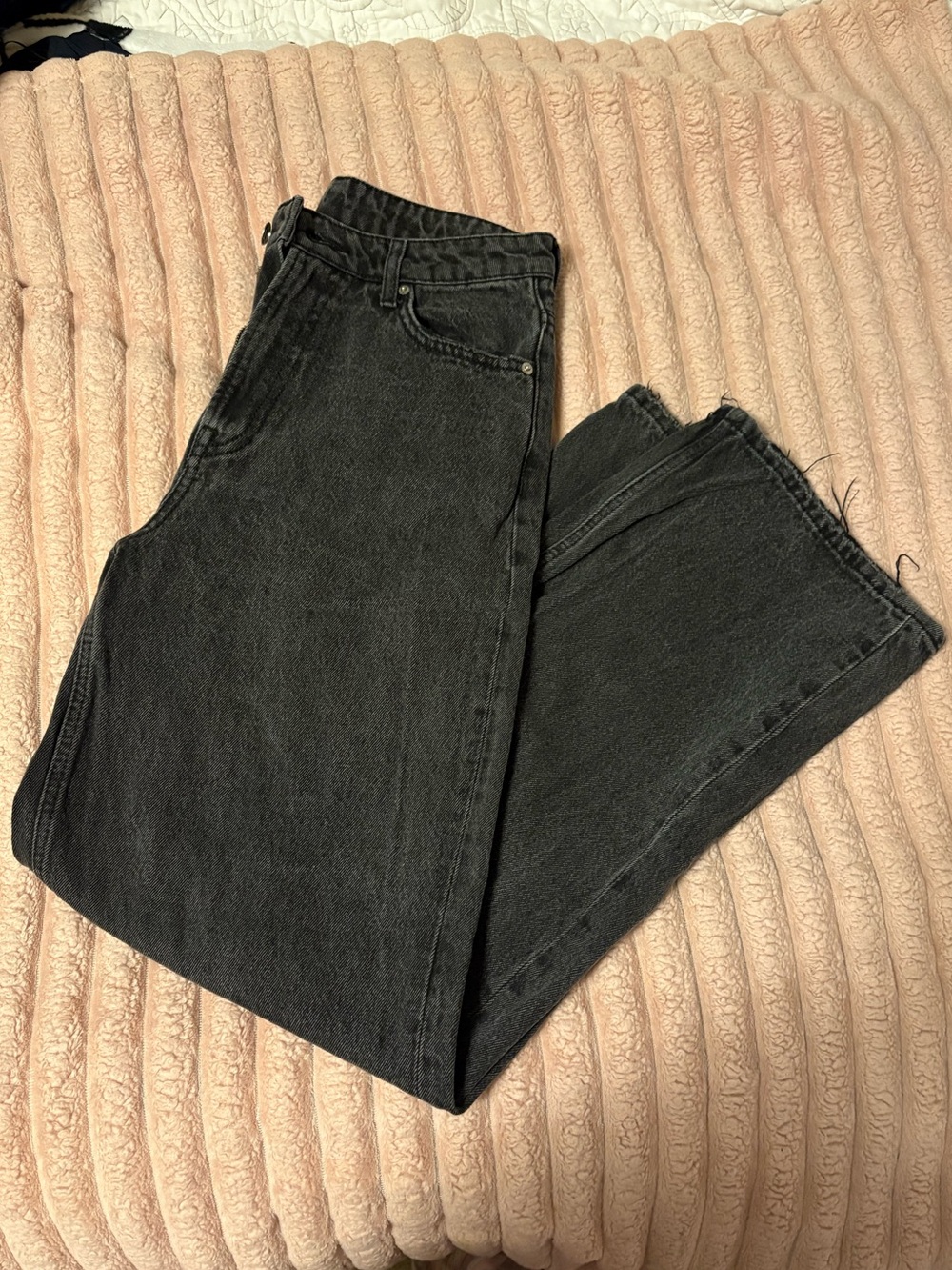 H&M Black Straight Leg Jeans